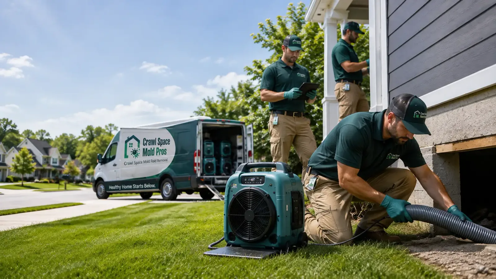 Crawl Space Mold Removal in Moulton, IA